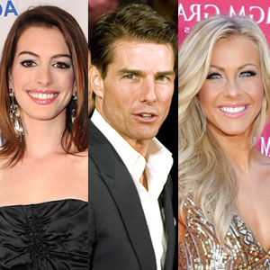 Julianne Hough, Tom Cruise, Anne Hathaway Julianne Hough, Tom Cruise, Anne Hathaway